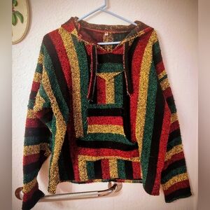 Baja Rasta Pullover Hoodie